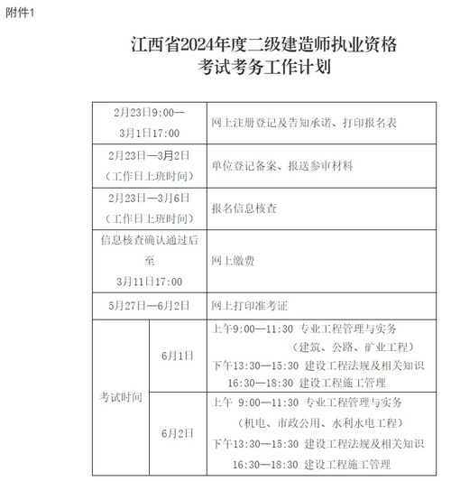 江西省2024年二级建造师执业资格考试考务工作部署 承接总公司工程建设业务的关键一环